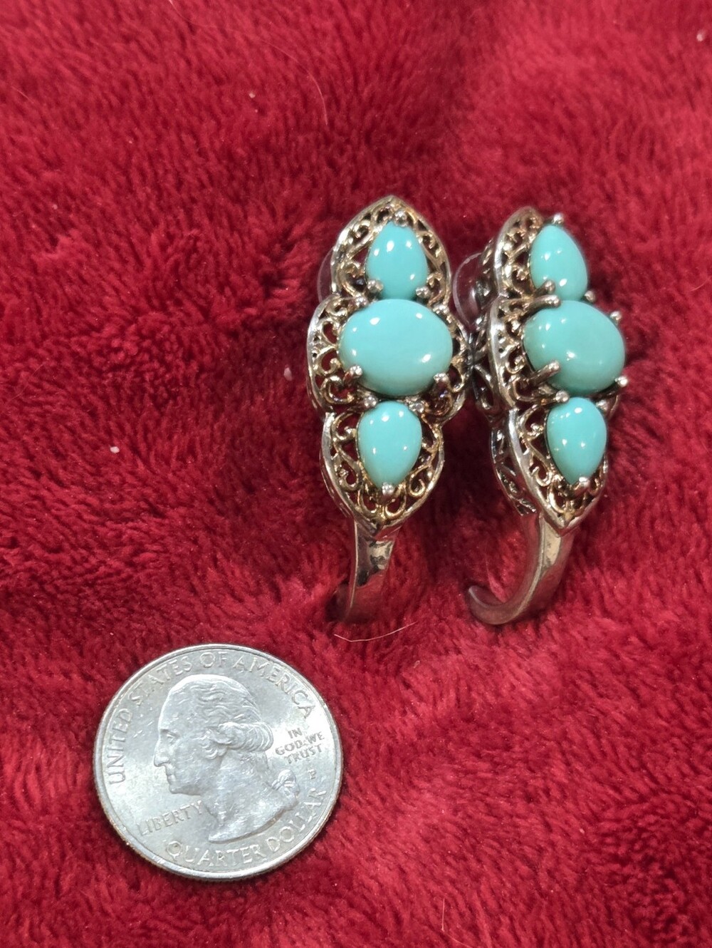 Sterling Silver Turquoise Earrings